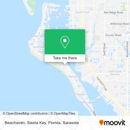 Beachaven, Siesta Key, Florida map