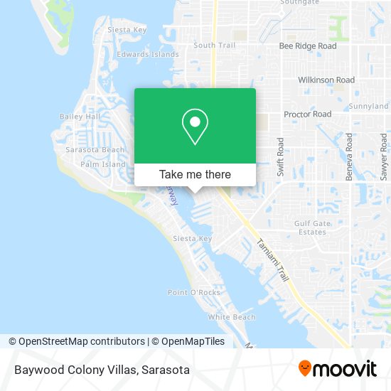 Baywood Colony Villas map