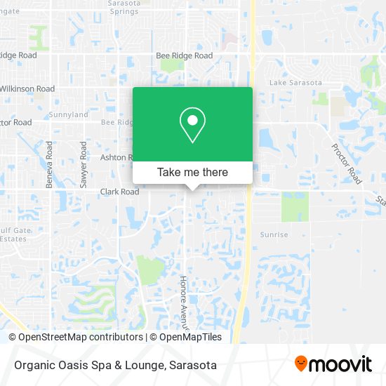 Organic Oasis Spa & Lounge map