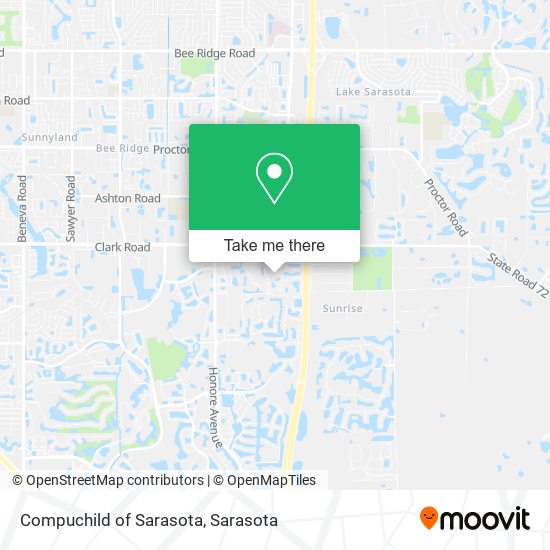 Compuchild of Sarasota map