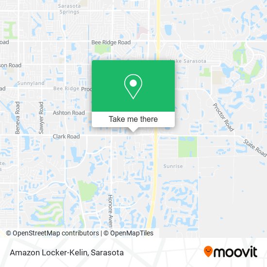 Amazon Locker-Kelin map