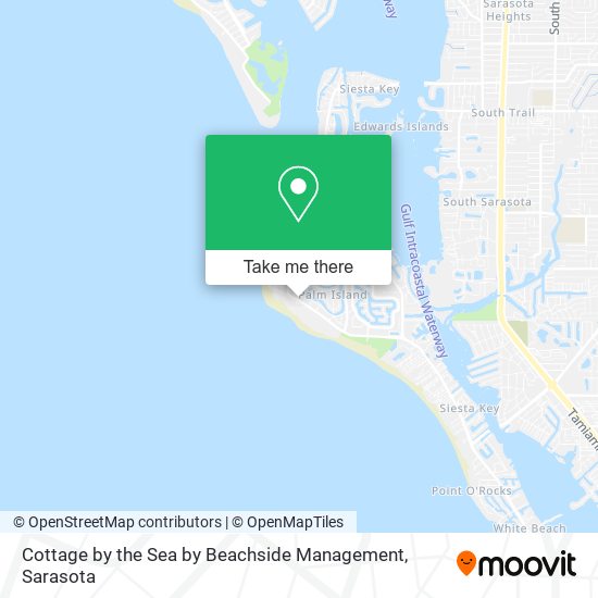 Cottage by the Sea by Beachside Management map