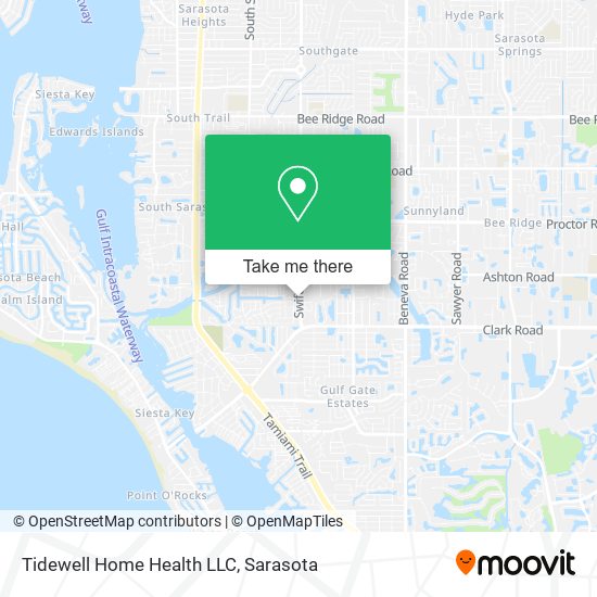 Mapa de Tidewell Home Health LLC