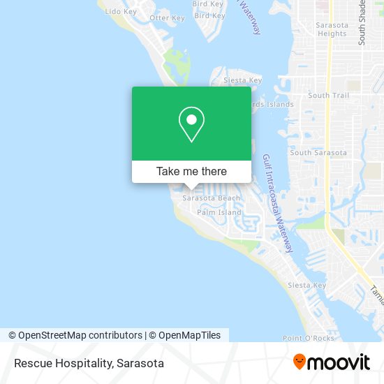 Rescue Hospitality map