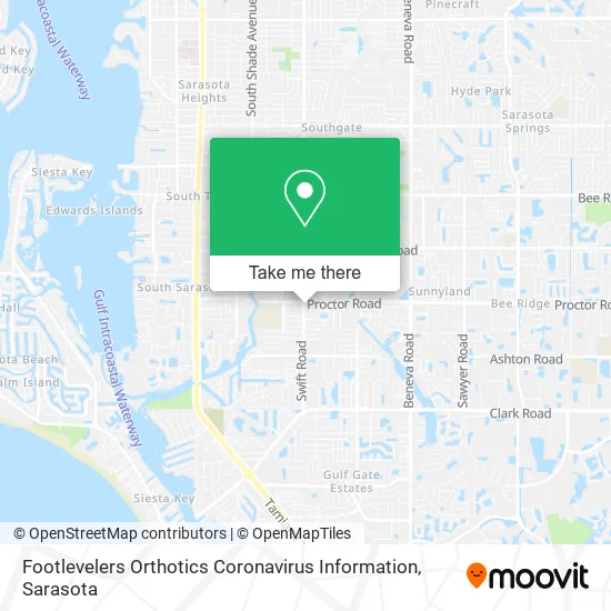 Mapa de Footlevelers Orthotics Coronavirus Information