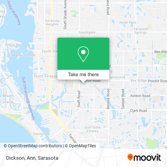 Dickson, Ann map
