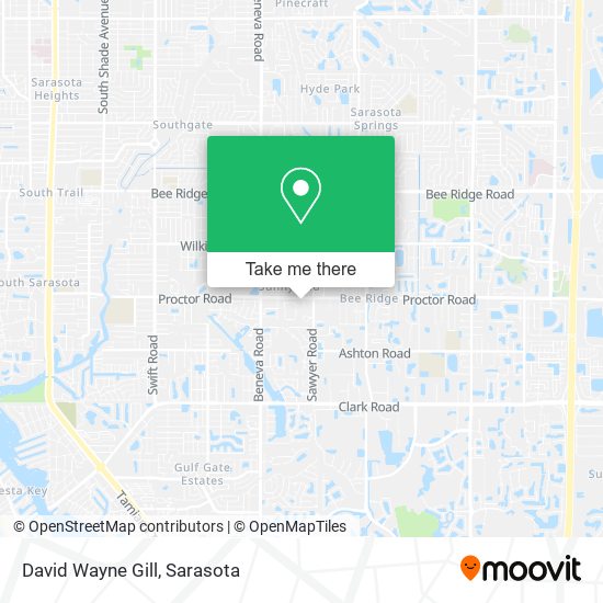Mapa de David Wayne Gill