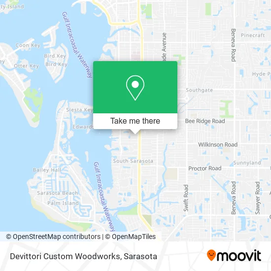 Devittori Custom Woodworks map