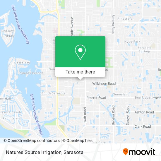Natures Source Irrigation map