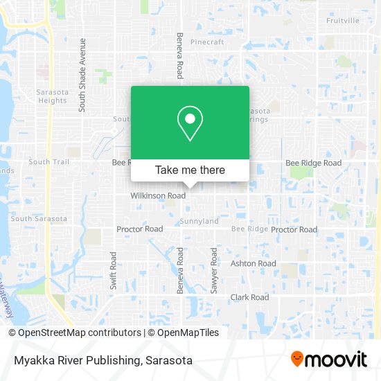 Myakka River Publishing map