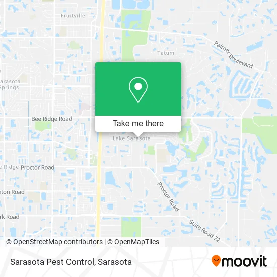 Sarasota Pest Control map