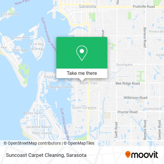 Suncoast Carpet Cleaning map