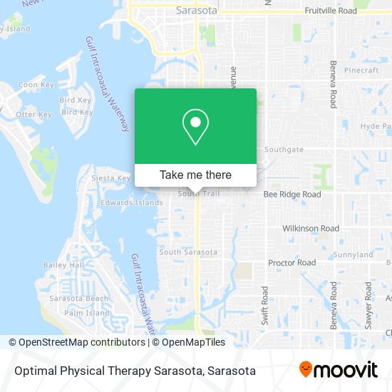 Optimal Physical Therapy Sarasota map