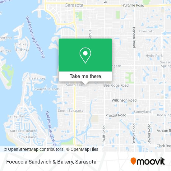 Focaccia Sandwich & Bakery map