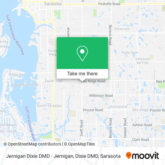 Jernigan Dixie DMD - Jernigan, Dixie DMD map