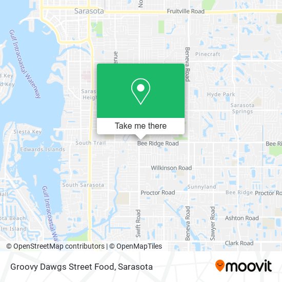 Groovy Dawgs Street Food map