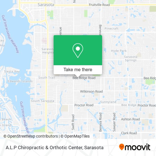 Mapa de A.L.P Chiropractic & Orthotic Center