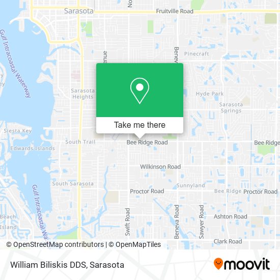 William Biliskis DDS map
