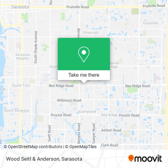 Mapa de Wood Seitl & Anderson