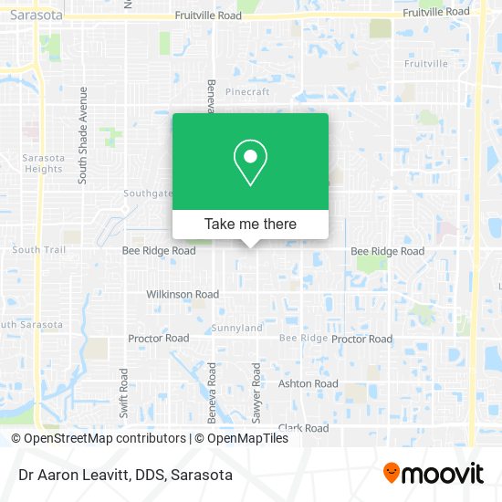 Mapa de Dr Aaron Leavitt, DDS