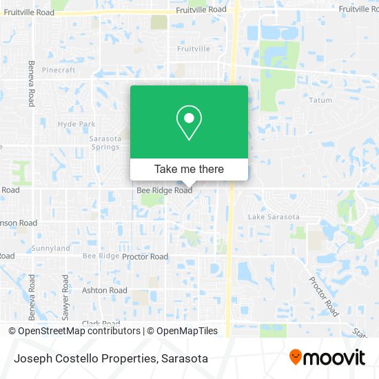 Mapa de Joseph Costello Properties
