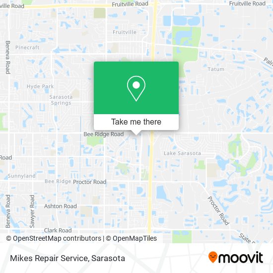 Mapa de Mikes Repair Service