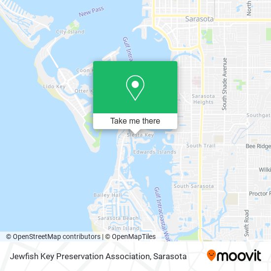 Mapa de Jewfish Key Preservation Association