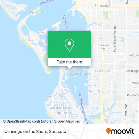 Mapa de Jennings on the Shore