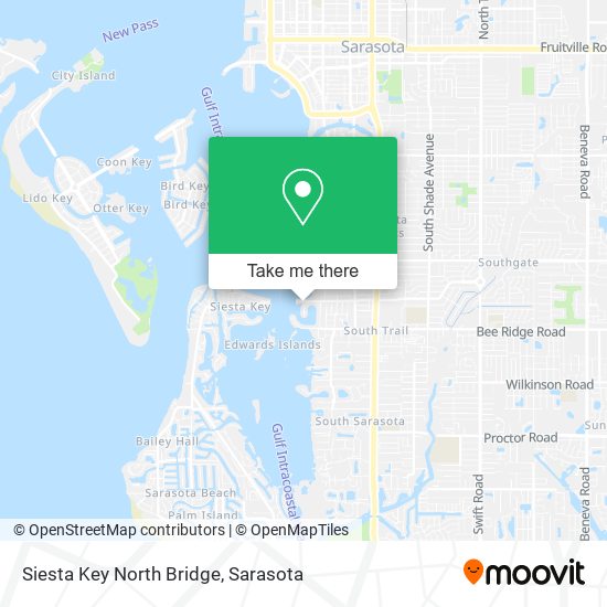 Mapa de Siesta Key North Bridge