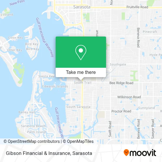 Gibson Financial & Insurance map