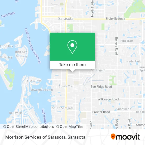 Morrison Services of Sarasota map