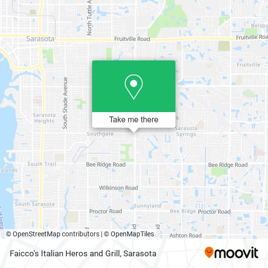 Mapa de Faicco's Italian Heros and Grill