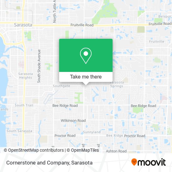 Cornerstone and Company map