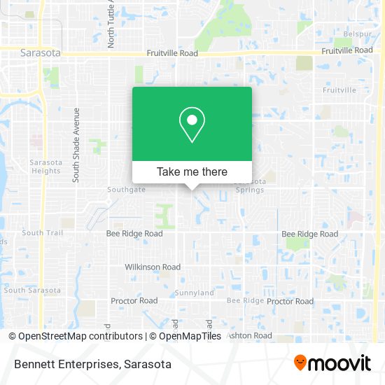 Bennett Enterprises map