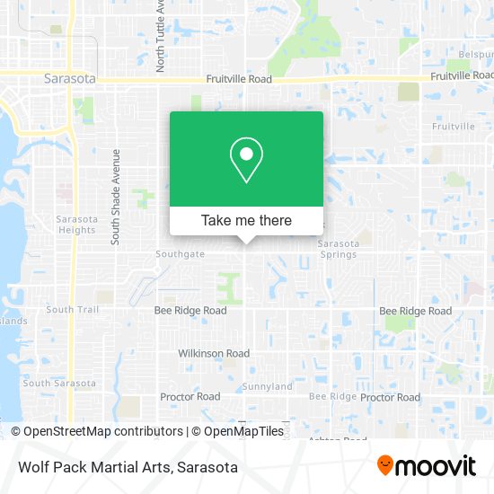 Mapa de Wolf Pack Martial Arts