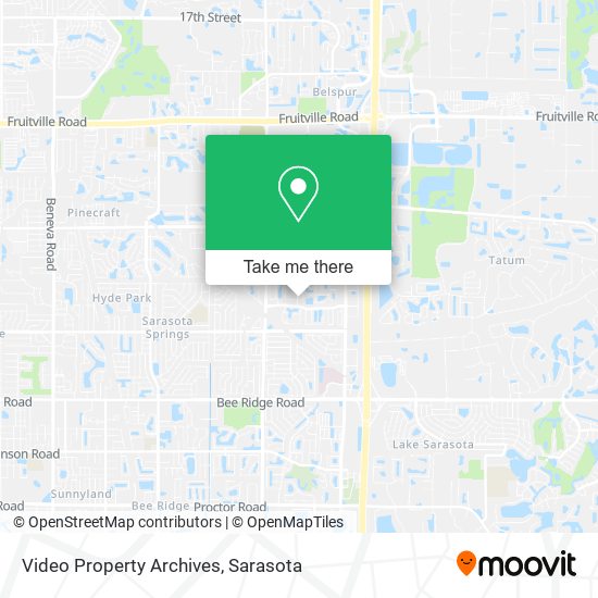 Video Property Archives map