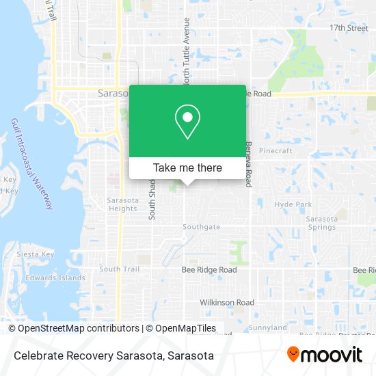 Mapa de Celebrate Recovery Sarasota