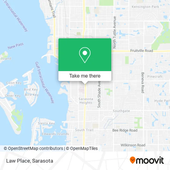 Law Place map