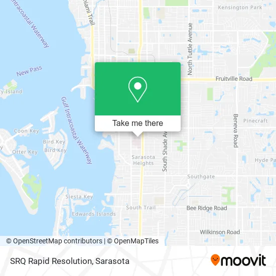 SRQ Rapid Resolution map
