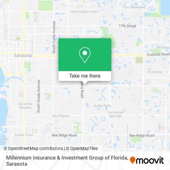 Millennium Insurance & Investment Group of Florida map