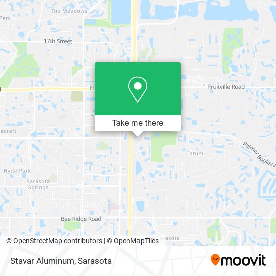 Stavar Aluminum map