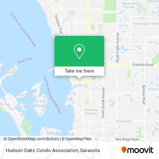 Hudson Oaks Condo Association map