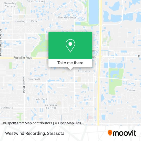 Westwind Recording map