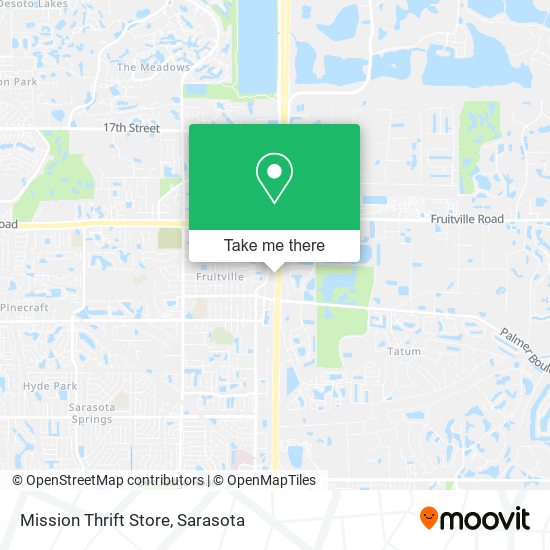 Mapa de Mission Thrift Store