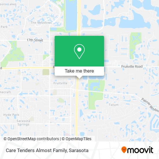 Care Tenders Almost Family map