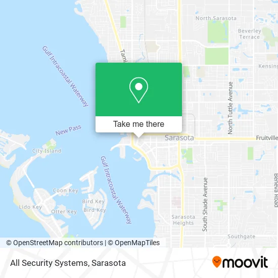 All Security Systems map
