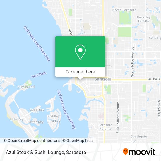 Azul Steak & Sushi Lounge map
