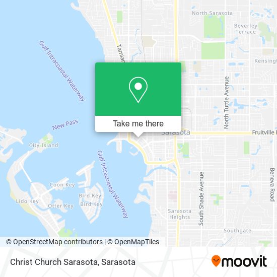 Mapa de Christ Church Sarasota