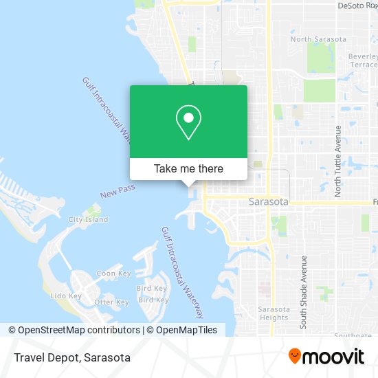 Travel Depot map