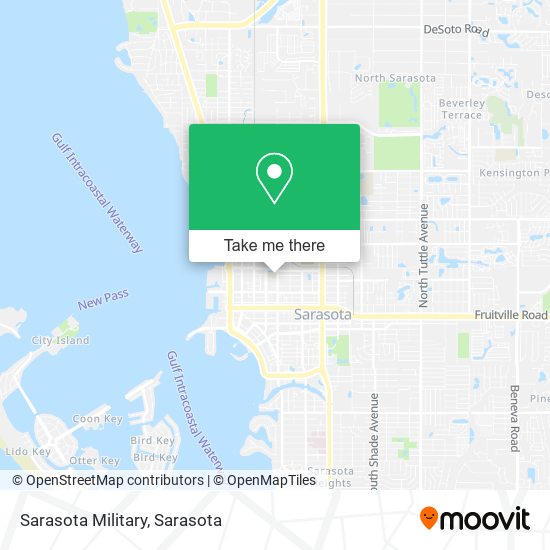 Mapa de Sarasota Military